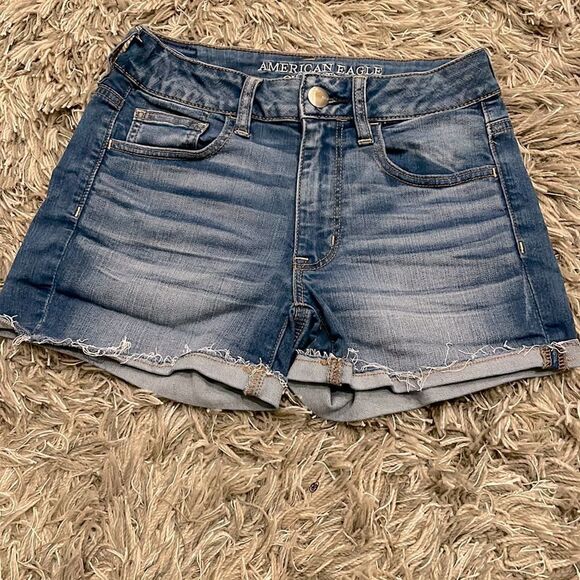 American Eagle High Rise‎ Shortie Size 2 - Picture 1 of 5